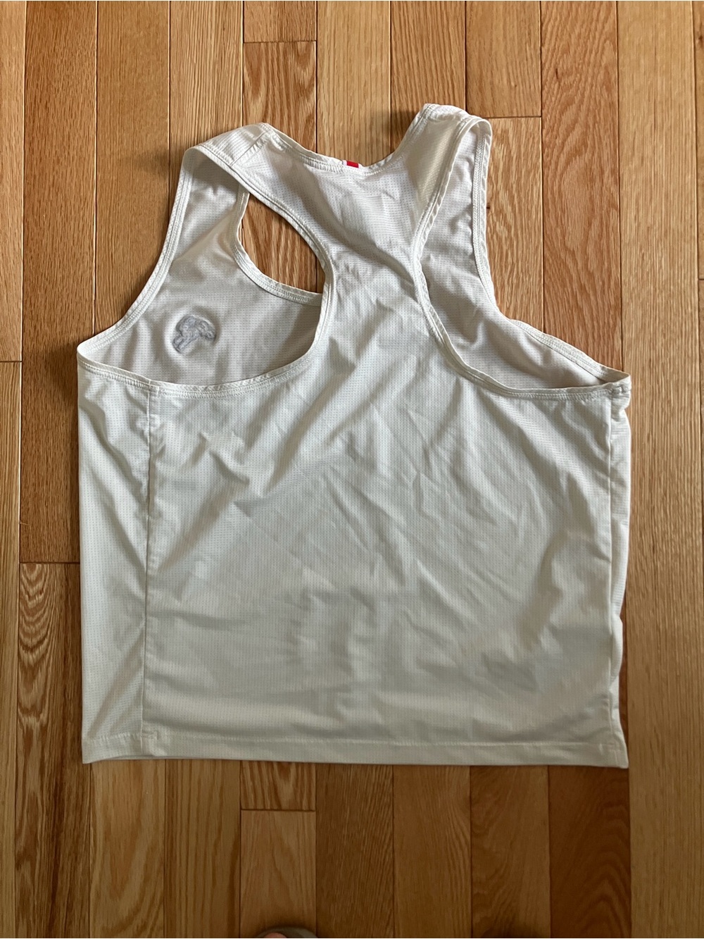 Tracksmith Twilight Crop Tank White Medium - Picture 3 of 3